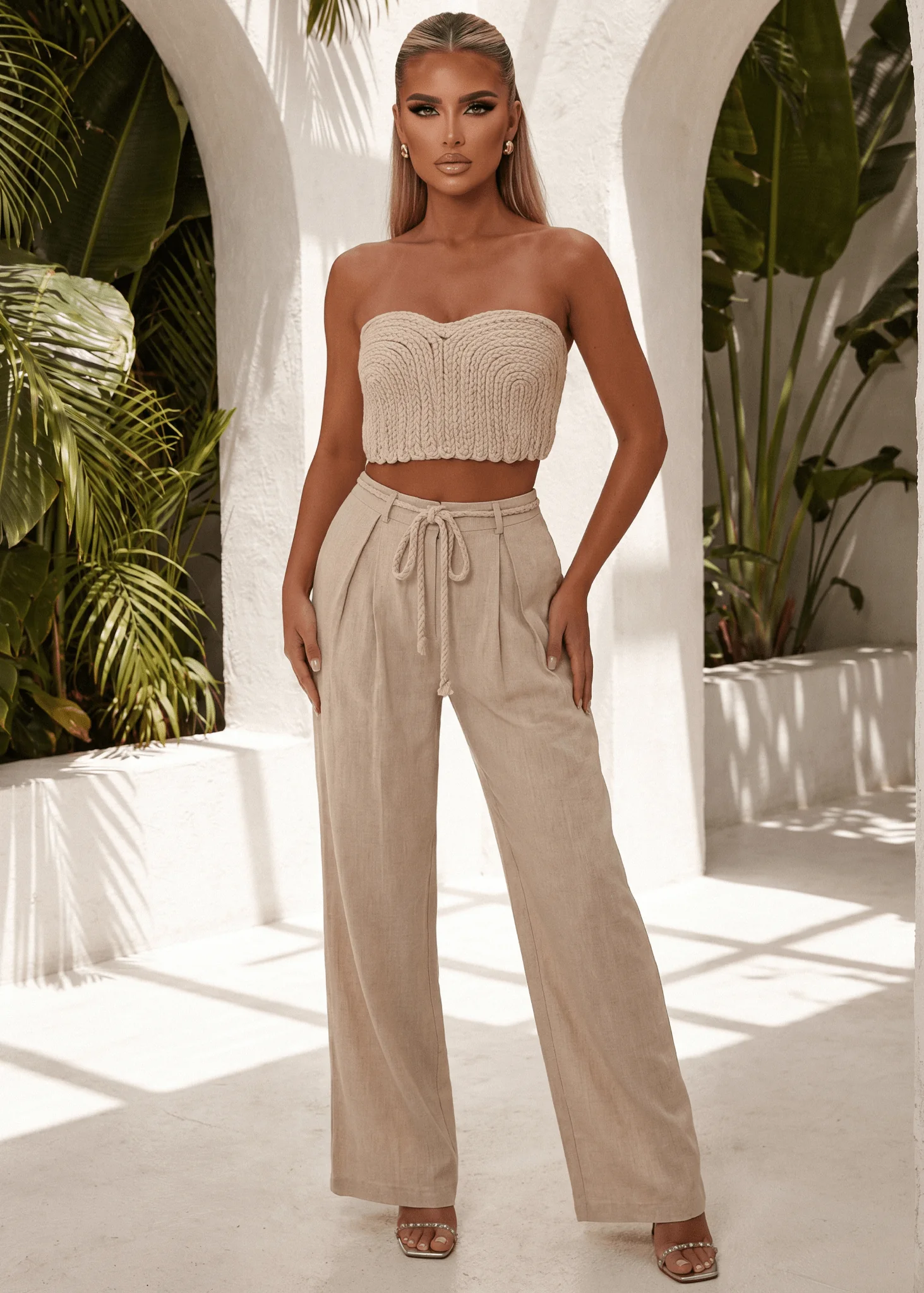 Feel Alive Two Piece - Beige - Image 4