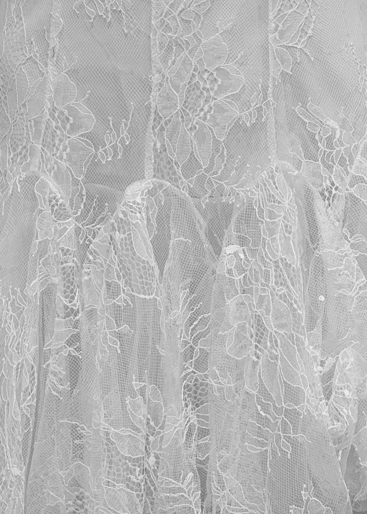 Sweet Temptation Lace Long Sleeve Mini Dress - White - Image 4